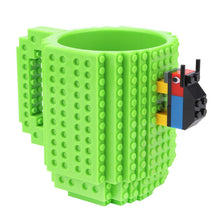 Load image into Gallery viewer, 1Pc 12oz Build-On Brick Mug Type Building Blocks Coffee Cup DIY Block Puzzle Mug for LEGO Building Blocks Design Dropshipping