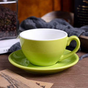 220ml high-grade ceramic coffee cups Coffee cup set Simple European style Mug Cappuccino flower cups Latte