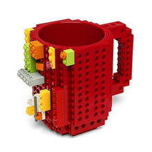 Load image into Gallery viewer, 350ml Creative Coffee Mug Travel Cup Kids Adult Cutlery Lego Mug Drink Mixing Cup Dinnerware Set for Child