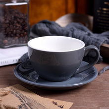 Load image into Gallery viewer, 220ml high-grade ceramic coffee cups Coffee cup set Simple European style Mug Cappuccino flower cups Latte