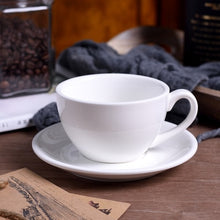 Load image into Gallery viewer, 220ml high-grade ceramic coffee cups Coffee cup set Simple European style Mug Cappuccino flower cups Latte